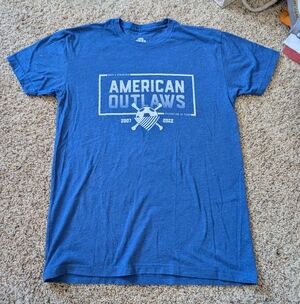 Men's Blue Graphic Tee